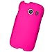 Balaji Rubberized Hard Snap-on Cover Compatible with Samsung Galaxy Ace Style S765c, Rose Pink