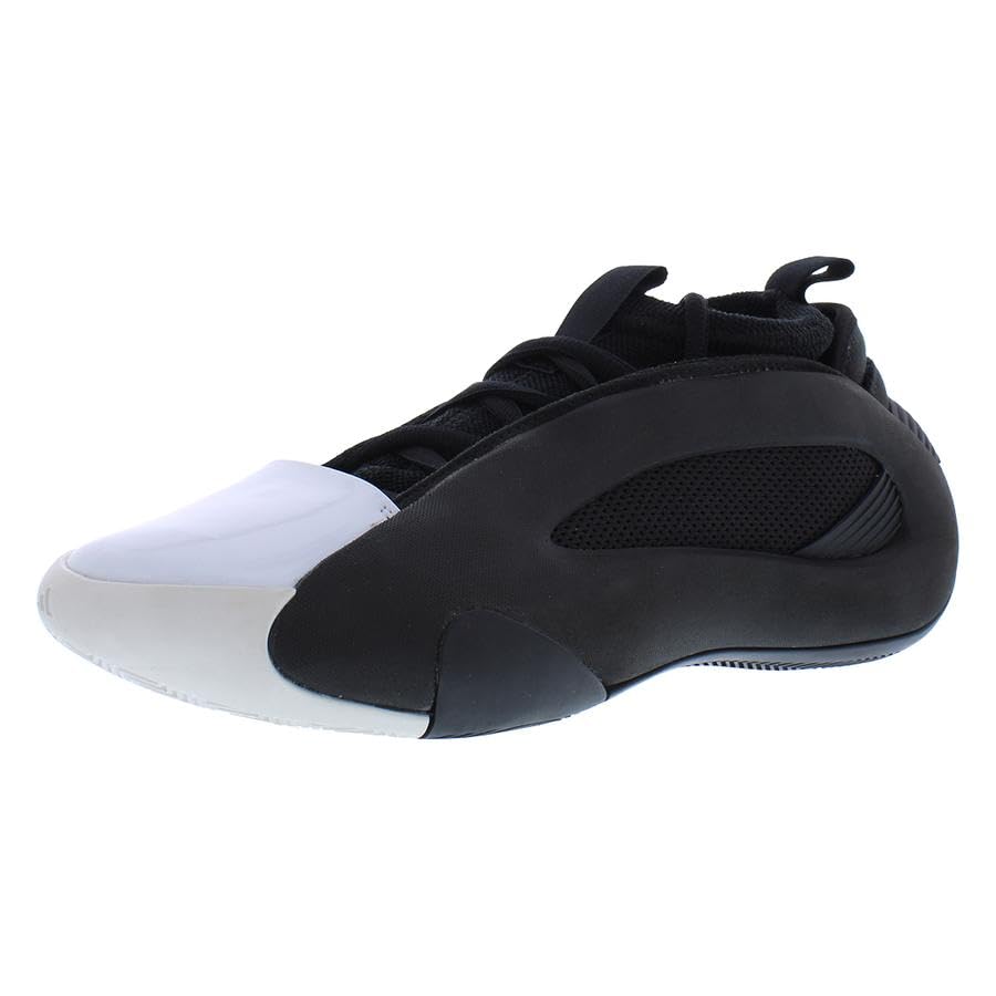 Image of adidas Harden Volume 8 Mens Shoes Size 8, Color: Black /White /Cobalt Blue-Black