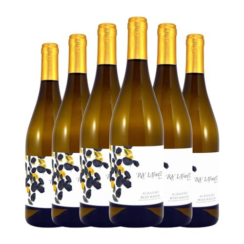 Vinópolis Rey Lafuente Birrei Albariño Rías Baixas 75 cl Vino blanco (Caja de 6 Botellas de 75 cl)