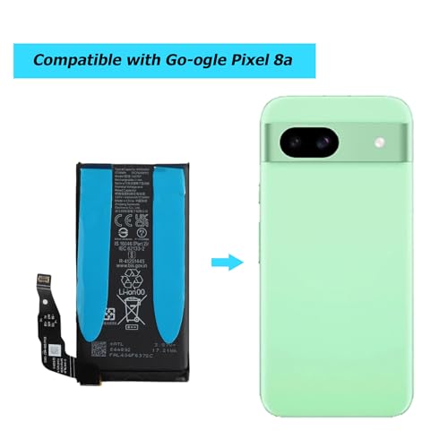 Batterie de rechange G07DF compatible Google Pixel 8A GKV4X G6GPR - 5