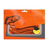 Swimbaits flotantes de plástico suave de 110 mm con detalle de lentejuelas para pesca de salmonetes y estanques (B)