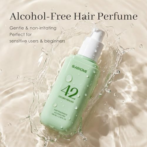 Image of Hair Perfume for Women, Coconut Pistachio Alcohol-Free Body Mist, 100ml | Soft & Lightweight Long-Lasting Fragrance for Hair, Body, Clothes & Pillows, Everyday Refreshing, Gift for Women & Moms