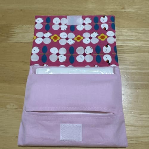 未使用 ハンドメイド シマエナガ柄移動ポケット 女の子 - 製品詳細