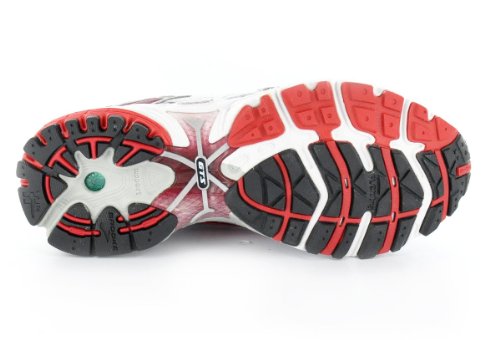 Brooks Brooks Women's Adrenaline Gts 11 Running Shoe,White/Silver/Biking Red/Black,9 B US