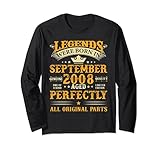 Photo Gallery legends were born in september 2008 birthday vintage men maglia a manica Photo Gallery legends were born in september 2008 birthday vintage men maglia a manica