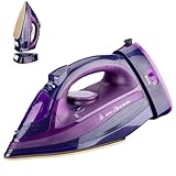 Dampfbügeleisen kabellos 2400W kabelloses Bügeleisen Sohle mit keramischer Antihaftbeschichtung...