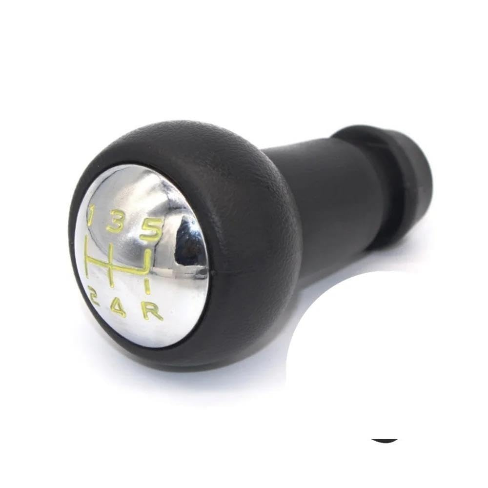 YDXHERTA Car Gear Shift Knob for Citroen C4L C2 C3 C5 for Peugeot 106 107 205 206 207 306 307 308 309 405 406 407 508 605 607 Auto Parts(Yellow Font)