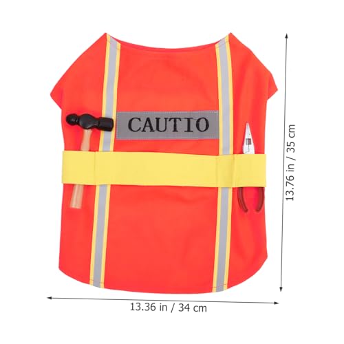 Disfraz adorable para perro diseño ingeniero talla L miniatura 4