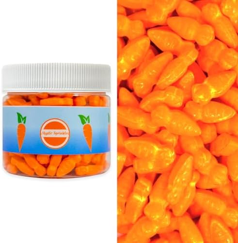 Mystic Sprinkles Candy Shape Sprinkles (Carrots 2oz)