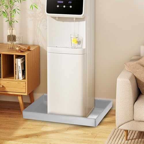 Stainless Steel Oil Drip Pan Tray - Durable Washer Tray, Water Dispenser Floor Protector, No Hole Design, 80x60x5cm (31.5x23.6x2.0in) for Easy Cleanup