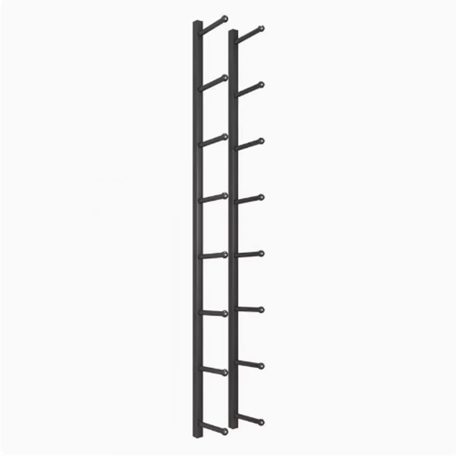 Rangement tapis de yoga mural support métal suspendu fitness home gym