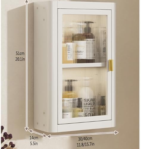 Modern 4-Tier Over-The-Toilet Storage Cabinet - Stylish Black Bathroom Organizer with Acrylic Doors, No-Punch Installation for Easy Kitchen & Pantry Storage