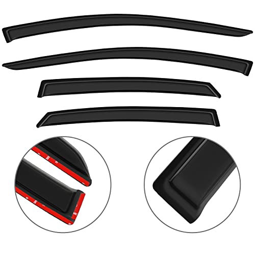 SCITOO Window Visors Outside Mount Window Visor Deflector Rain Guard Compatible with 2013-2018 for Nissan for Altima 4Pcs Set by SCITOO - Image 5