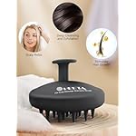 HEETA Scalp Massager Hair Growth, Scalp Scrubber with Soft Bristles, Integrated Silicone Design, Exfoliator for Dandruff Removal & Relaxation, Shampoo Brush Fit Wet Dry Hair Use, Black - Image 5