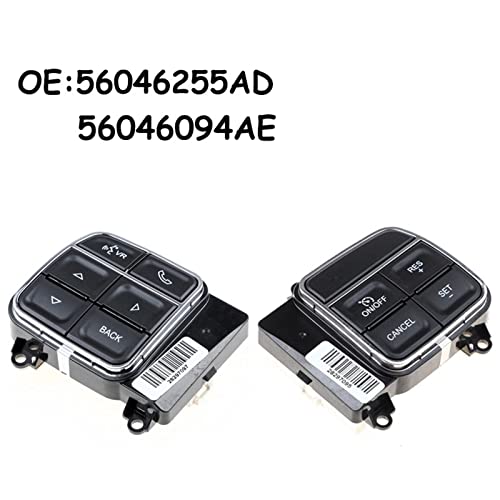 Bouton de commande de volant pour voiture 56046255AD contrôleur audio gauche - 2