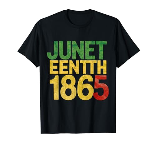 1865 Juneteenth Celebrate African American Freedom Day Women Camiseta
