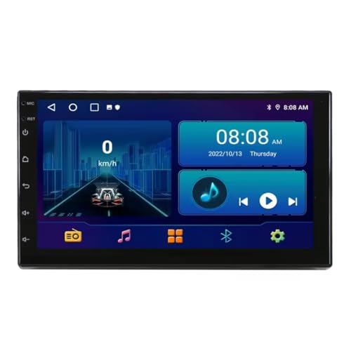 Image of VOLMAX 9 Inch 1280P HD IPS | TS-9 Processor | Car Android Display with Gorilla Glass | Double Din Car Stereo 2GB RAM /32GB ROM Multimedia Player with AHD Camera, Dashboard Frame & Socket