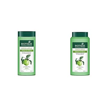 Biotique Bio Green Apple Fresh Daily Purifying Shampoo and Conditioner for Oily Scalp and Hair 180m & Biotique Bio Green Apple Fresh Daily Purifying Shampoo & Conditioner for Oily Scalp & Hair 340 ml