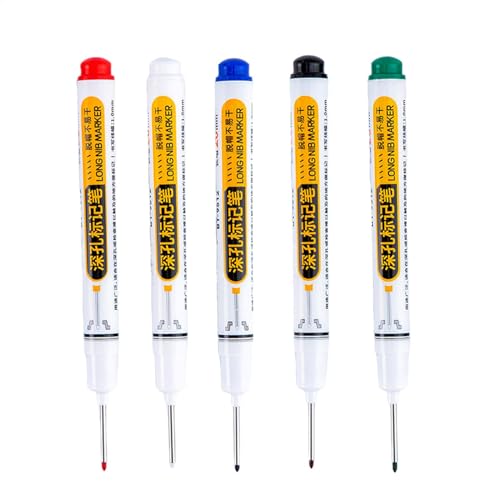 Deep Hole Marker Spray Pen - Long Nib Marker Pen | Deep Hole Pencil | Tracer Deep Hole Construction Pencil | Carpenter Pen For B