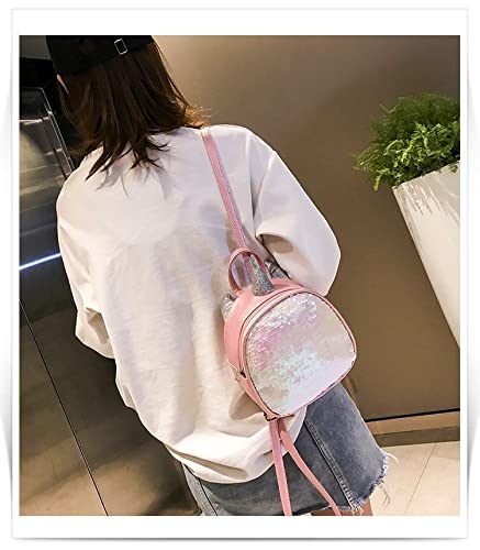 DOUEER Women Unicon Glitter Pu Backpack Fashion Cute Bag 2 41ukJ7701nL. SL500