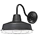 Westinghouse Lighting 6204700 Academy One-Light LED Outdoor Wall Fixture, Textured Black Finish with Chrome Cage, Indoor