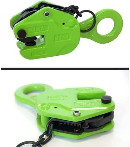 Vertical Industrial Steel Plate Clamp, Heavy-Duty, Suitable for Lifting Flat Steel Plates up to 2 Tons