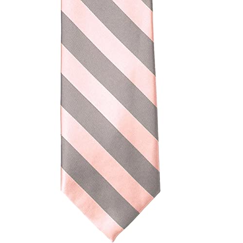 Image of tiemart Men's Striped Tie Standard Length