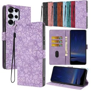 Samsung Galaxy S24 étui floral rouge pour libérer vos mains