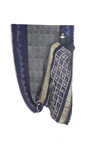 Ethnics of Kutch ajrakh print silk saree – image 4