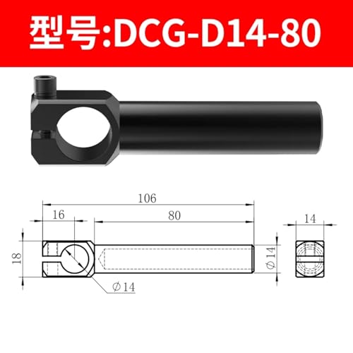 Conector neumático de montaje DCG-D30-140 para aire comprimido 7
