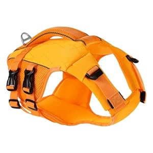 KONVINIT Schwimmweste Hund, Hundeschwimmweste, Schw... für Hunde -Dog Life Jacket für Kleine Mittel Große Hunde zum Bootfahren, Schwimmen, Surfen... mit Griff und Reflektoren