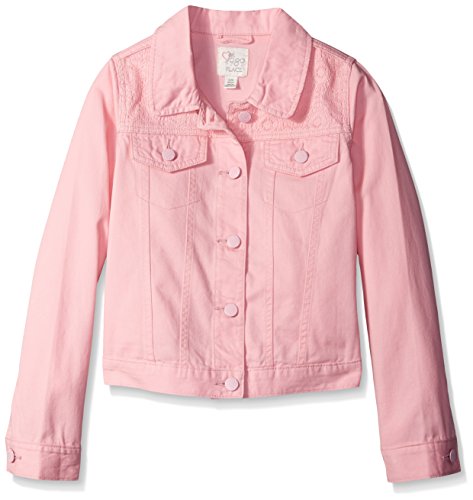 childrens pink denim jacket