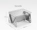 Mini Grill, Camping Grill Klappgrill, Holzkohlegrill Picknickgrill Edelstahl Portable Campinggrill Abnehmbare BBQ Grills für Outdoor Garten Party Picknick für 1-2 Personen（28 * 18 * 13cm)