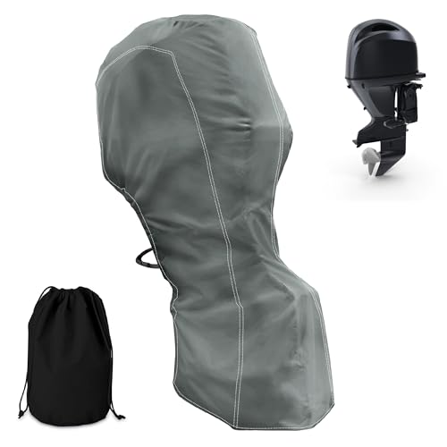 KNOX Housse moteur hors-bord 600D imperméable Mercury Honda Yamaha 60-90 HP