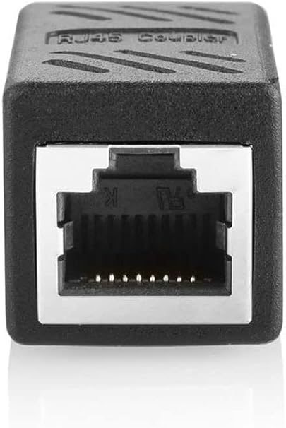 2Pcs RJ45 Coupler Connector Coupling Extension Adapter Cat6A Network LAN Ethernet Cable for Cat7/Cat6a/Cat5e Ethernet Cable Extender Adapter Female to Female