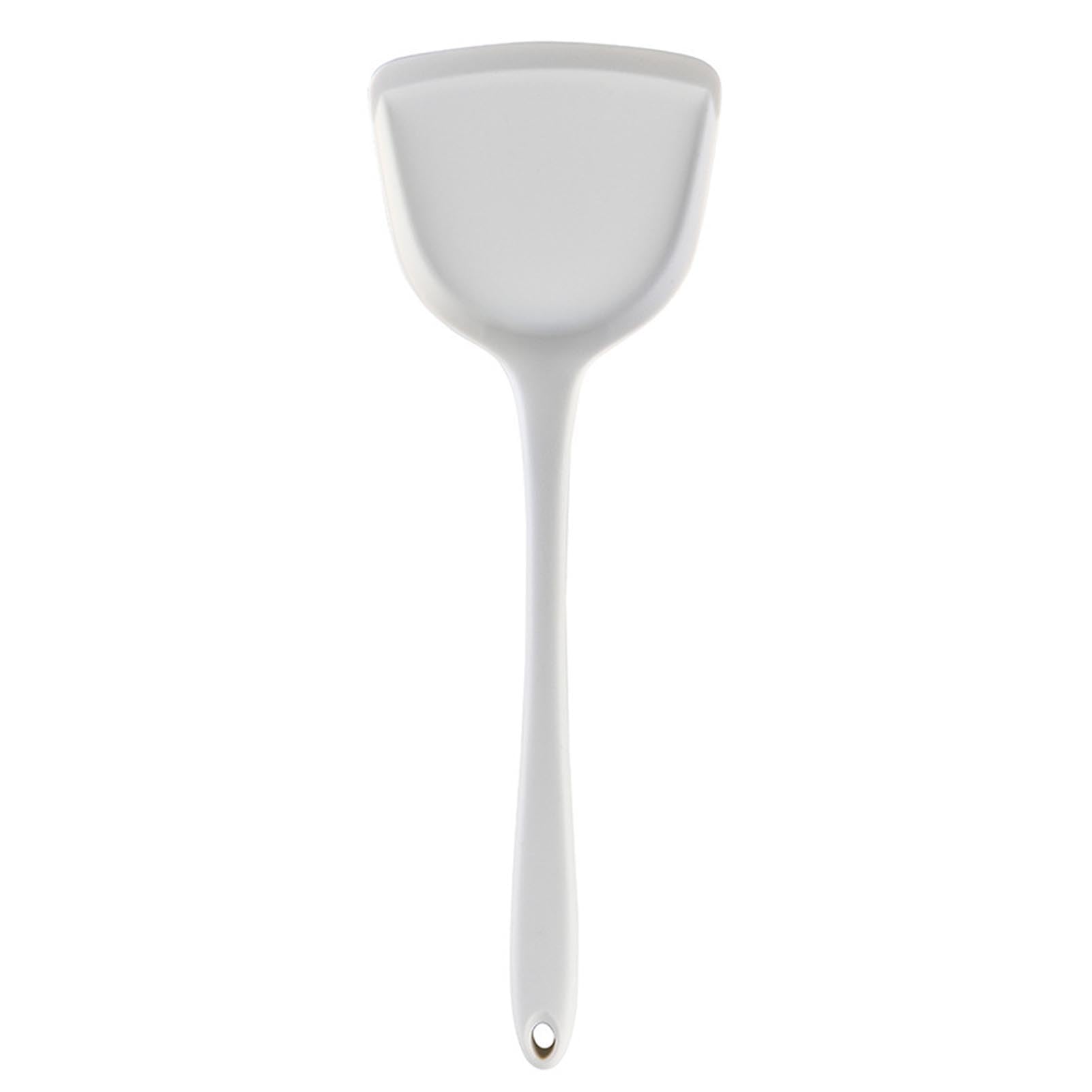 Cocoarm Spatola in Silicone per, Manico Lungo 13x3.5x1.6in (WHITE)