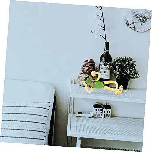 Orfofe Frog Crystal Ornament Hand Decor Glass Animals Miniatures Frog Paperweight Miniature Frog Figure Realistic Frog Figurine Frog Figurine Decoration Desktop Figures Desktop Crafts Toy #TOP7