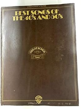 Unknown Binding Best Songs of the 40's and 50's Book