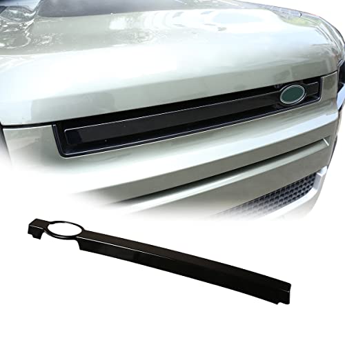 Image of Front Grille Trim Strips For Land Rover Defender 90 110 2020-2022 Grille Trim Strips Cover Frame Car Decorations Stickers (Gloss Black)