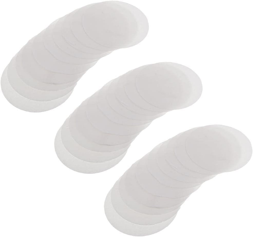 30 Sheets Ceramic Fiber Round Microwave Kiln Glass Fusing Paper 115mm for Household Tools Provides Excellent Separation Between Glass and Kiln Shelf