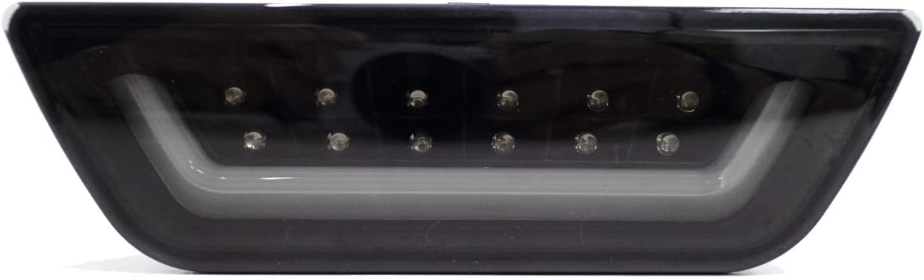 Exterior Accessories compatible with Suzuki Swift - Rear LED Fog Lamp Light F1 Style Brake Light Smoked Lens for 2010-2023 Swift Sport SX4