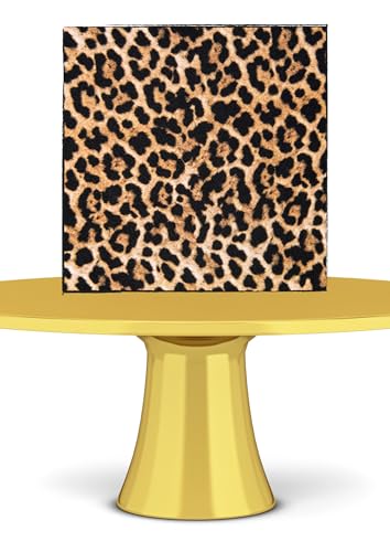Leopard Print Cake wrap around - cake ribbon - Wafer Paper -