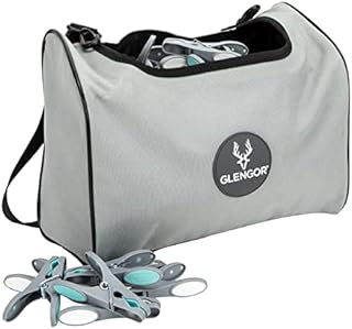 Glengor Premium Peg Bag-Clips to line or use with shoulder/waist strap. Holds 300 pegs. Waterproof/durable suitable for outdoor use.