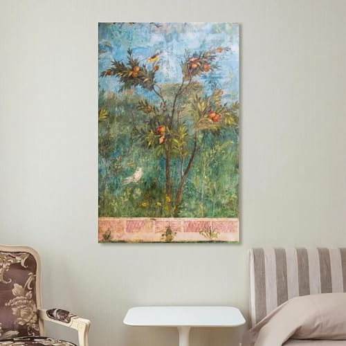 Peinture sur toile Fresque de la Villa de Livie à Rome GOSRD 70x100cm