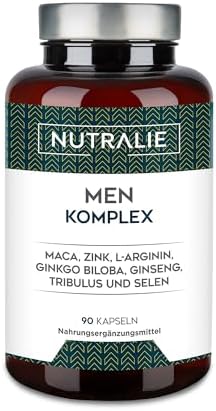 Vitamins for Men – Potency 4:1 Maca 500 mg – Ginseng + Ginkgo Bil...