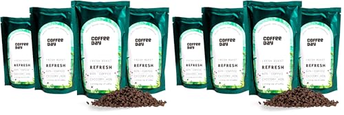 Image of Cafe Coffee Day Filter Coffee Powder Refresh 60% Coffee - 40% Chicory) 200 g (Pack of 8)
