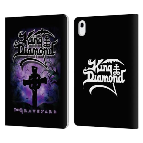 Étui Portefeuille King Diamond Graveyard Album Poster en Cuir pour iPad Air 11 2020-2025