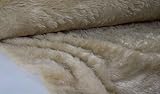 FABRICS-CITY CAMEL SOFTIG ZOTTY TEDDYFELL KURZHAARIG STOFF STOFFE, 4107