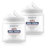 OUKEYA Urea Cream 40 Percent, Foot & Hand Cream for Dry Cracked, Urea Lotion for Feet Maximum Strength(12.35Oz X 2 Packs)