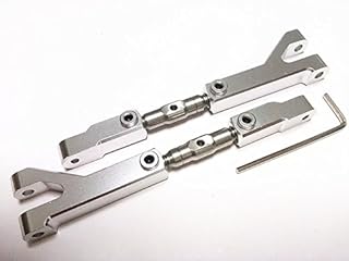 Aluminum Front or Rear Adjustable Upper Arms-1PR Set Silver for HPI#85066 85067 HPI 1/8 Savage Flux X XL 4.6 5.9